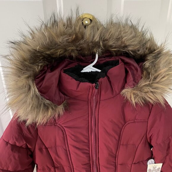 Maralyn & Me - Quilted Coat - Wine Red - NWT - Picture 2 of 11